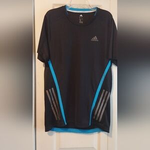 Adidas Running Supernova Climacool Mens Gym Training Performance Shirt Black Med